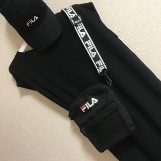 フィラ(FILA)の🧏‍♀️FILA黒キャップ🧢(キャップ)