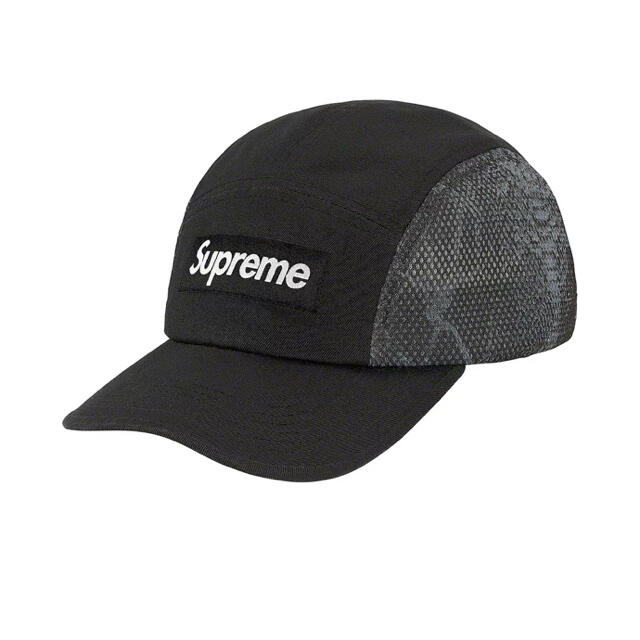 Supreme Mesh Side Panel Camp Cap / black