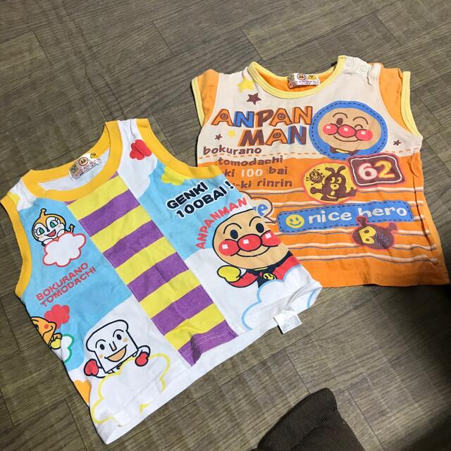 アンパンマン(アンパンマン)のアンパンマン　シャツ2枚 キッズ/ベビー/マタニティのキッズ服男の子用(90cm~)(Tシャツ/カットソー)の商品写真