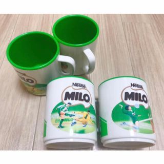 ネスレ(Nestle)のレトロ食器　Nestle MILO カップ　4個セット(グラス/カップ)