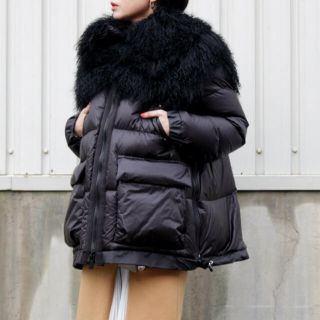 サカイ(sacai)のサカイ/Sacai　定価165000円【17-03391】ファー　ダウンブルゾン(ダウンジャケット)