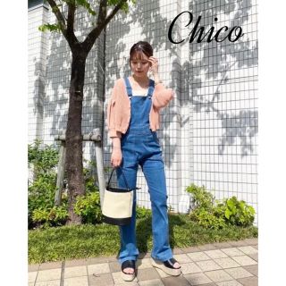 フーズフーチコ(who's who Chico)の新品 人気！フーズフーチコ ★ストレッチデニムサロペット(サロペット/オーバーオール)