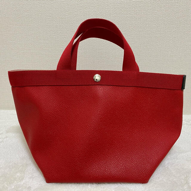 古典 Herve Chapelier レッド パプリカ トートバッグ Chapelier Herve
