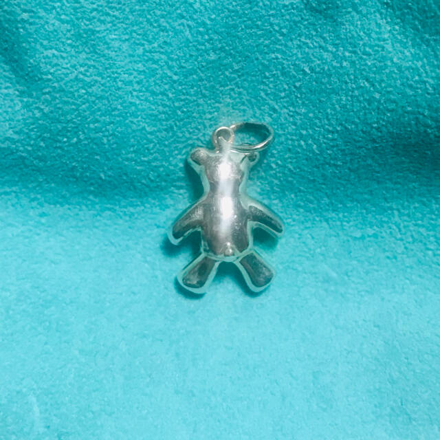 Tiffany ティファニー ネックレス テディベア チャーム シルバー クマ