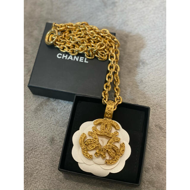 CHANEL トリプルココ 94A ネックレス GP ゴールド