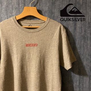 クイックシルバー(QUIKSILVER)のQUIKSILVER クイックシルバー　ワンポイント刺繍ロゴ　半袖Tシャツ(Tシャツ/カットソー(半袖/袖なし))