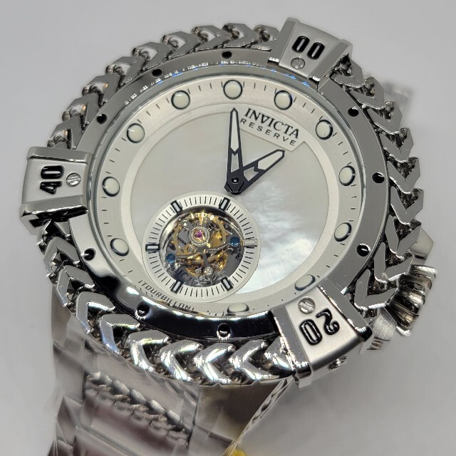 Invicta 53mm リザーブ ボルト ヘラクレス トゥールビヨン MOP