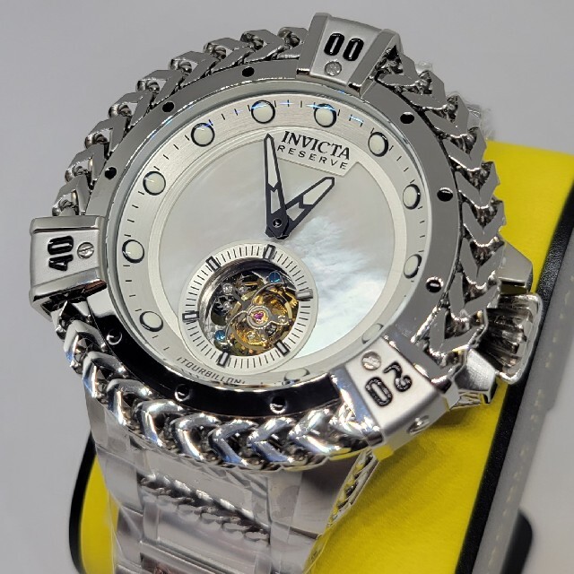 Invicta 53mm リザーブ ボルト ヘラクレス トゥールビヨン MOP