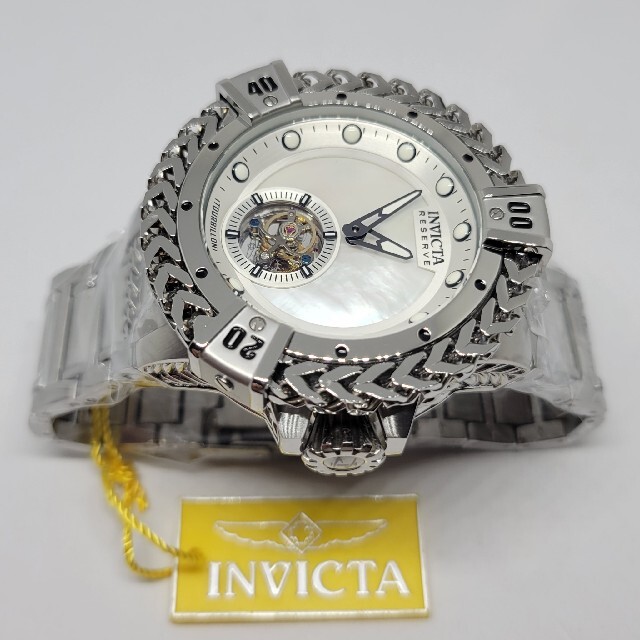 Invicta 53mm リザーブ ボルト ヘラクレス トゥールビヨン MOP