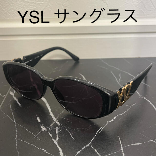 国内正規商品 イヴサンローランサングラス 黒 ゴールド Yves Saint