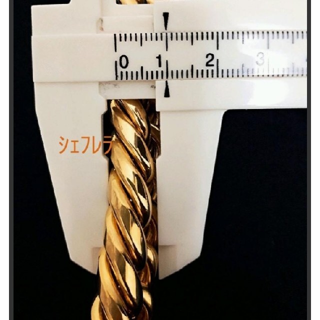 KING OF喜平☆　 極太 喜平ネックレス　マイアミ　キューバン　ゴールド メンズのアクセサリー(ネックレス)の商品写真