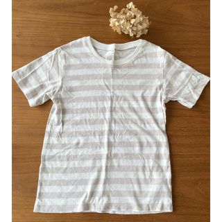 ムジルシリョウヒン(MUJI (無印良品))の無印　キッズ140 ボーダー半袖(Tシャツ/カットソー)