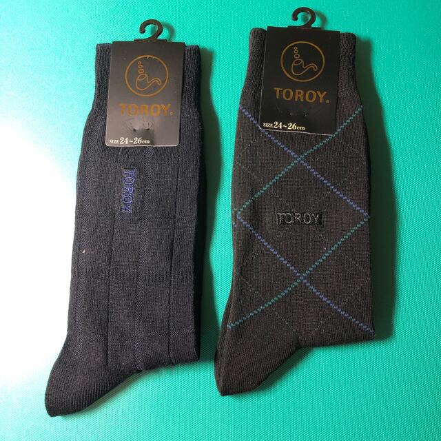 TOROY(トロイ)のTOROY 靴下　２足 メンズのレッグウェア(ソックス)の商品写真