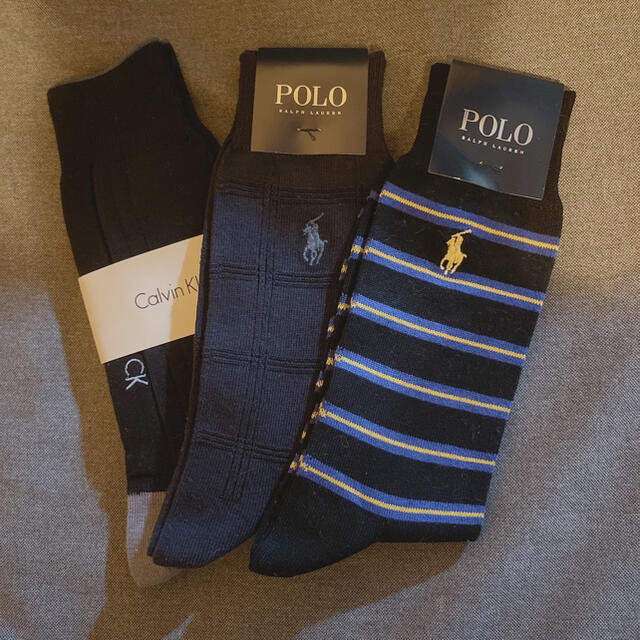 POLO RALPH LAUREN(ポロラルフローレン)のメンズ  ソックス  3点セット メンズのレッグウェア(ソックス)の商品写真