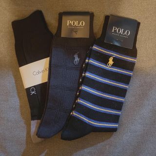 ポロラルフローレン(POLO RALPH LAUREN)のメンズ  ソックス  3点セット(ソックス)