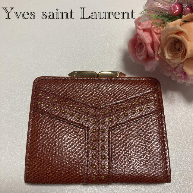 Yves saint Laurent  がま口ミニ財布✧*｡