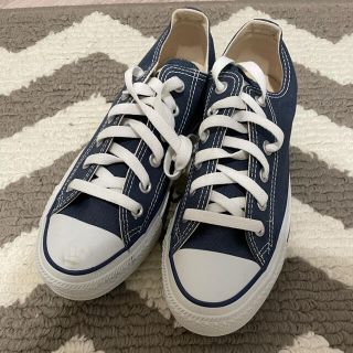 コンバース(CONVERSE)のコンバース くすみブルー ネイビー(スニーカー)