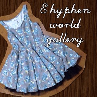 イーハイフンワールドギャラリー(E hyphen world gallery)の新品E hyphenワンピ☆SALE☆(ミニワンピース)