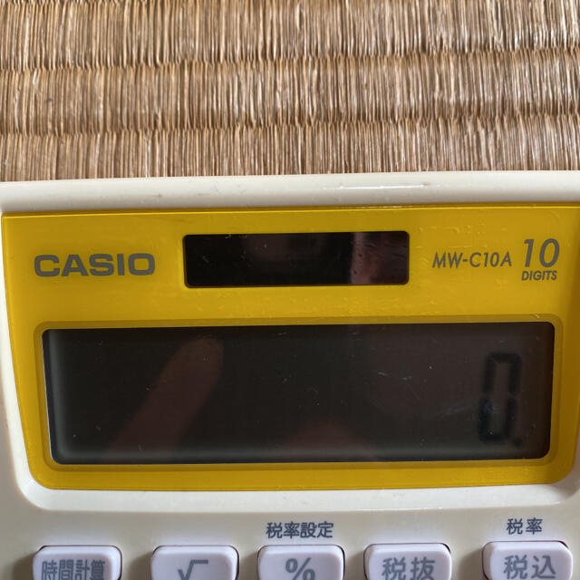 CASIO(カシオ)のCASIO 電卓 カシオ　MW-C 10A インテリア/住まい/日用品のオフィス用品(オフィス用品一般)の商品写真