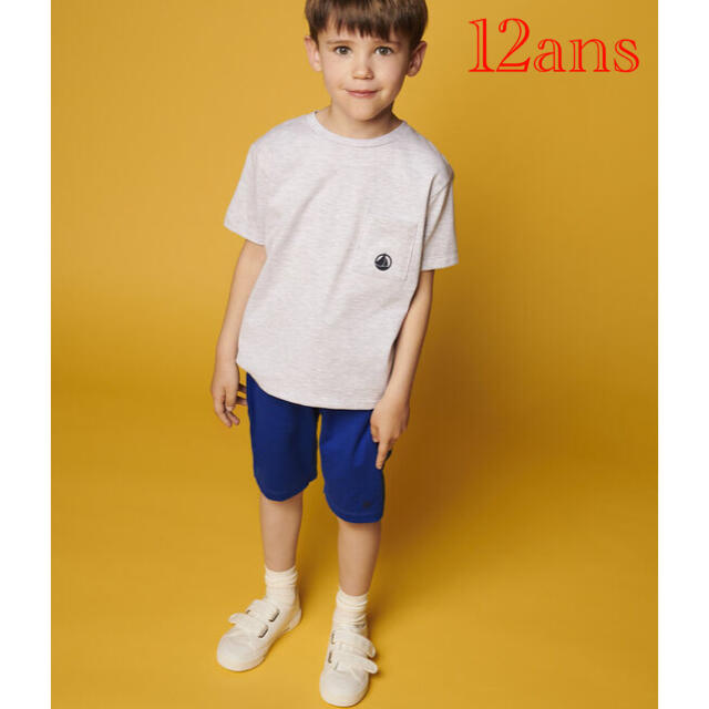 PETIT BATEAU(プチバトー)の新品 プチバトー 12ans  カラー 半袖 Ｔシャツ キッズ/ベビー/マタニティのキッズ服男の子用(90cm~)(Tシャツ/カットソー)の商品写真