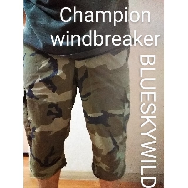 Champion(チャンピオン)のChampion windbreaker迷彩柄ゴールドウィン七分丈ハーフパンツ メンズのパンツ(ワークパンツ/カーゴパンツ)の商品写真