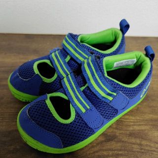 アシックス(asics)のasics　メッシュ　靴　子供　17センチ(スニーカー)