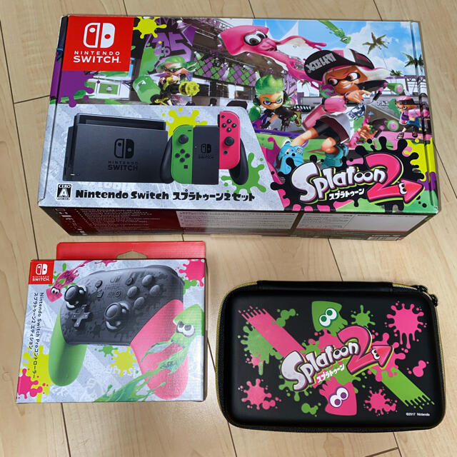 Nintendo Switch スプラトゥーン2（ソフト有箱無）プロコンセットゲームソフト/ゲーム機本体