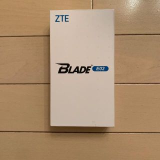 ゼットティーイー(ZTE)のZTE  Blade E02 ブラック(スマートフォン本体)