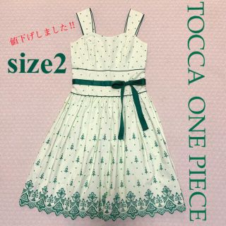 トッカ(TOCCA)のTOCCAワンピース　size2(ひざ丈ワンピース)