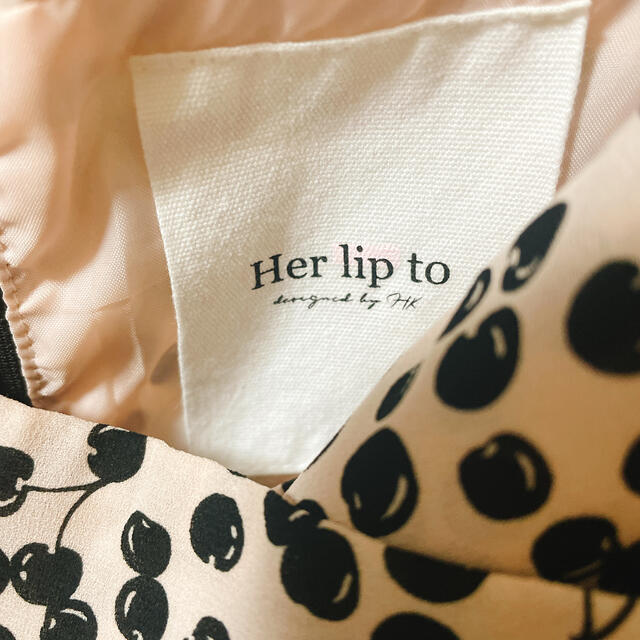 SNIDEL(スナイデル)のher lip to cherry pattern one piece 初期型 レディースのワンピース(ロングワンピース/マキシワンピース)の商品写真