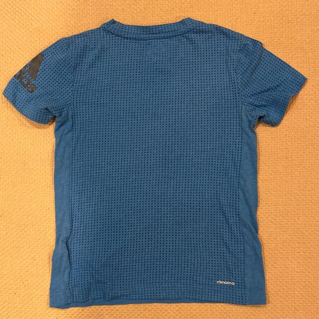 adidas(アディダス)の【美品】adidas アディダス　メッシュ素材Tシャツ　140センチ キッズ/ベビー/マタニティのキッズ服男の子用(90cm~)(Tシャツ/カットソー)の商品写真