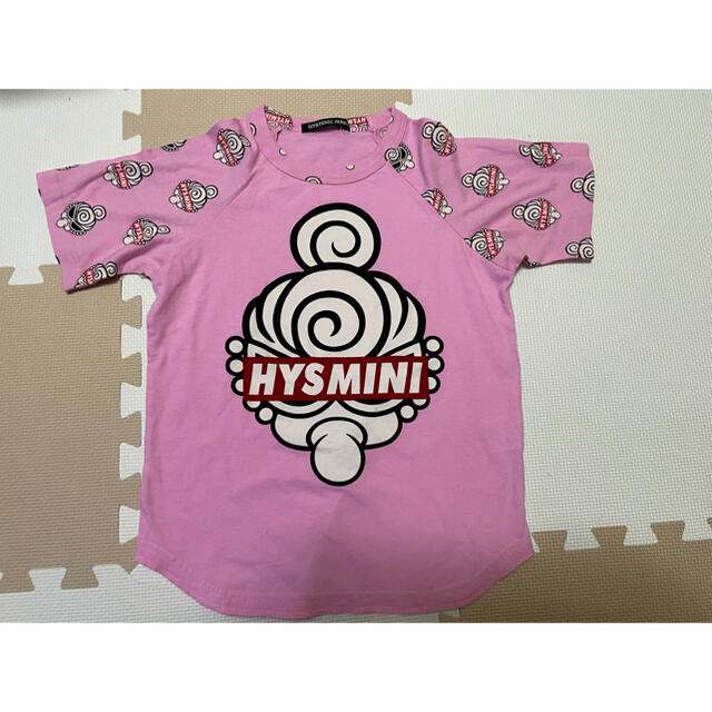 HYSTERIC MINI(ヒステリックミニ)の目隠しTee キッズ/ベビー/マタニティのキッズ服男の子用(90cm~)(Tシャツ/カットソー)の商品写真