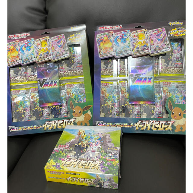 イーブイヒーローズ スペシャルセット2個、強化拡張BOX - Box/デッキ ...