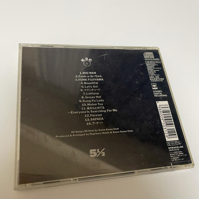 SONY(ソニー)の米米club 5 1/2 エンタメ/ホビーのCD(ポップス/ロック(邦楽))の商品写真