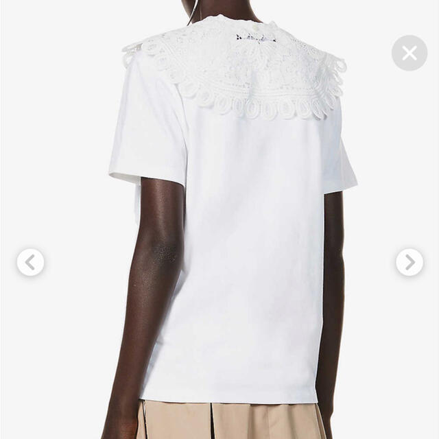 新品　rokh ロク　カットソー　S M ホワイト　ブラック　Tシャツ　スカーフ