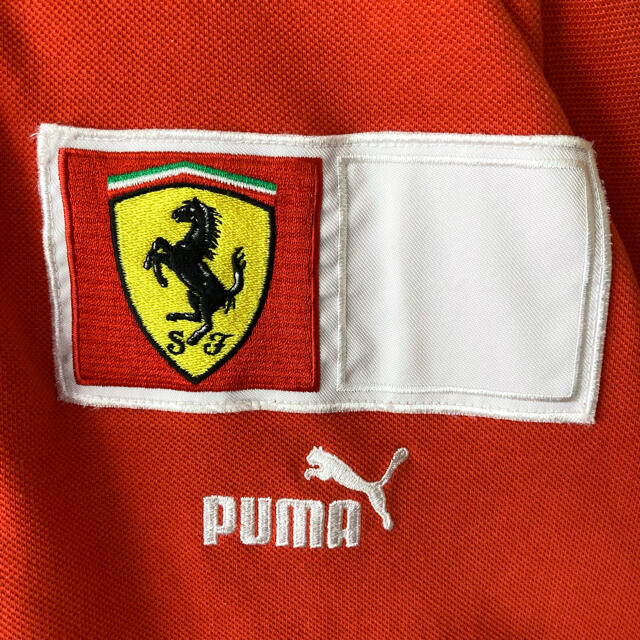 プーマ×フェラーリ PUMA×Ferrari オフィシャル ポロシャツ 赤  L 4