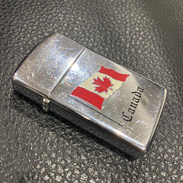 ZIPPO - 【ZIPPO】カナダ 国旗 ヴィンテージ スリム型 イタリック文字