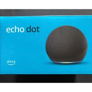 エコー(ECHO)の新品未使用 Echo Dot 第4世代 alexa アレクサ　チャコール(スピーカー)