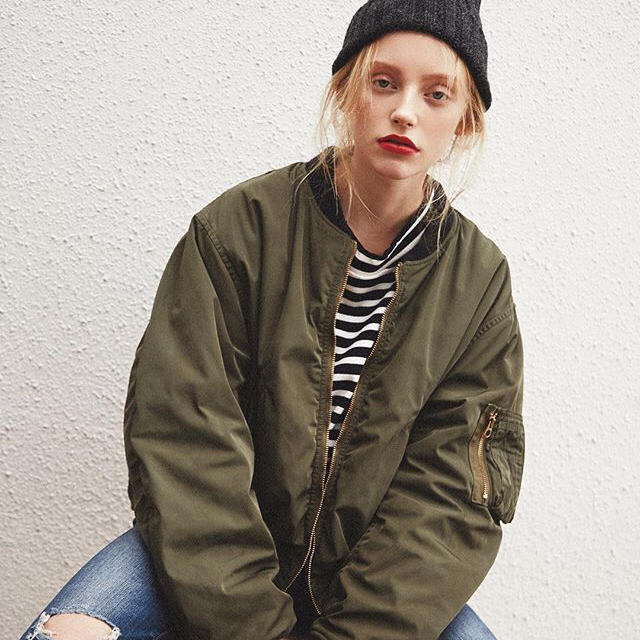 moussy(マウジー)の完売 vintage MA-1 レディースのジャケット/アウター(ブルゾン)の商品写真