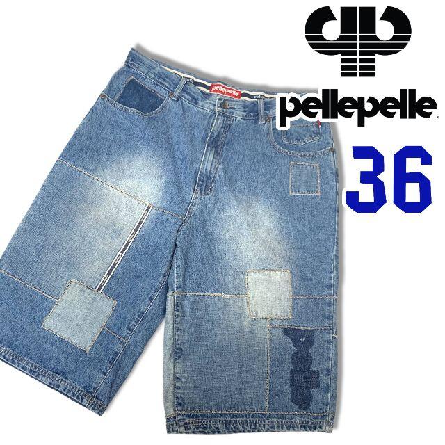 PELLE PELLE デニムハーフパンツ　メンズ