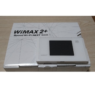 エヌイーシー(NEC)のNEC Speed Wi-Fi NEXT WX05 [ピュアホワイト](PC周辺機器)