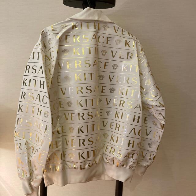 VERSACE - KithxVersace Quarter Zip Pullover Whiteの通販 by べてぃ VERSACE - KithxVersace Quarter Zip Pullover Whiteの通販 by べてぃ