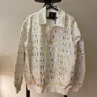 ヴェルサーチ(VERSACE)のKithxVersace Quarter Zip Pullover White(ナイロンジャケット)