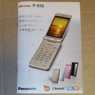 エヌティティドコモ(NTTdocomo)のNTTドコモP-01G　商品カタログ(ノベルティグッズ)