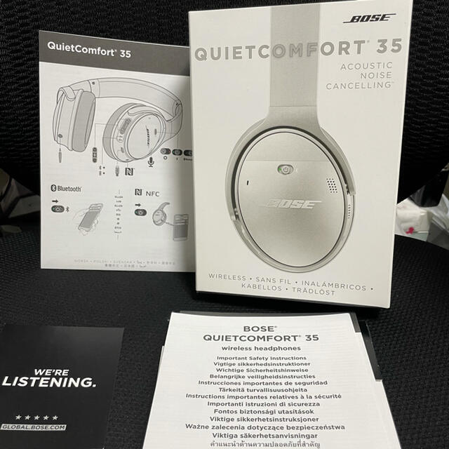 BOSE(ボーズ)のBose QuietComfort 35 wireless headphones スマホ/家電/カメラのオーディオ機器(ヘッドフォン/イヤフォン)の商品写真