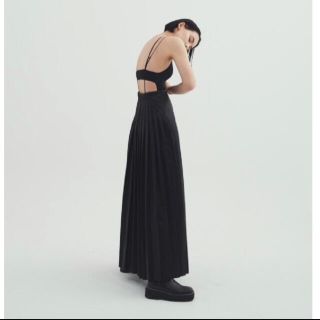 SENS SKIRT (black)(ロングスカート)