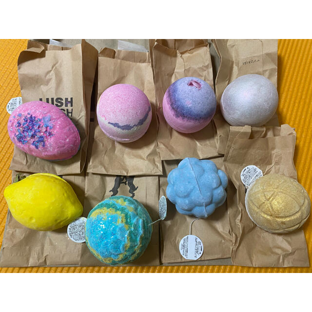 LUSH LUSH 入浴剤8個セットの通販 by きいshop〈発送は土日を覗いた日数です????〉｜ラッシュならラクマ