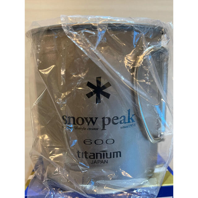 海外限定販売品SNOW PEAK チタンマグ シングルウォール600 新品未使用