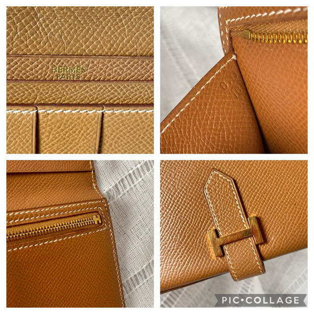 Hermes(エルメス)のHERMES　ベアンクラシック □B刻印  長財布 ゴールド金具 レディースのファッション小物(財布)の商品写真