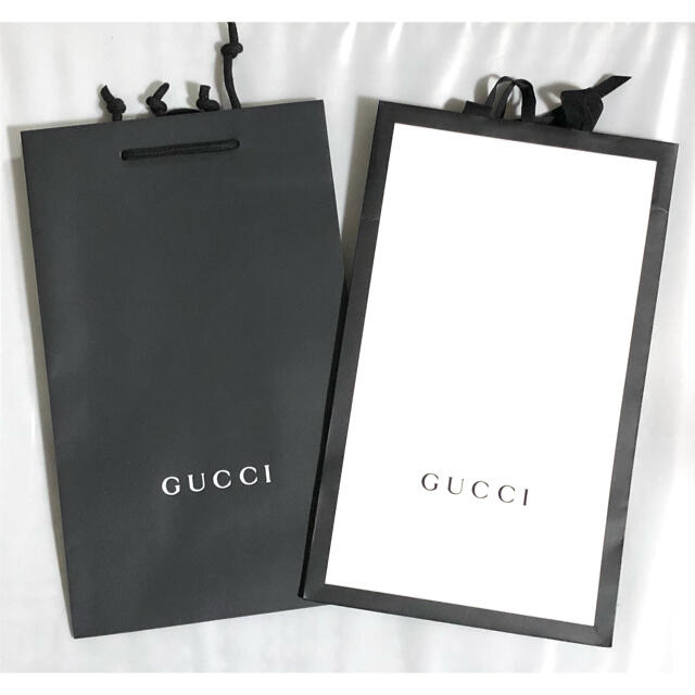 Gucci(グッチ)のGUCCI グッチ 38cmショッパー 紙袋2枚セット レディースのバッグ(ショップ袋)の商品写真